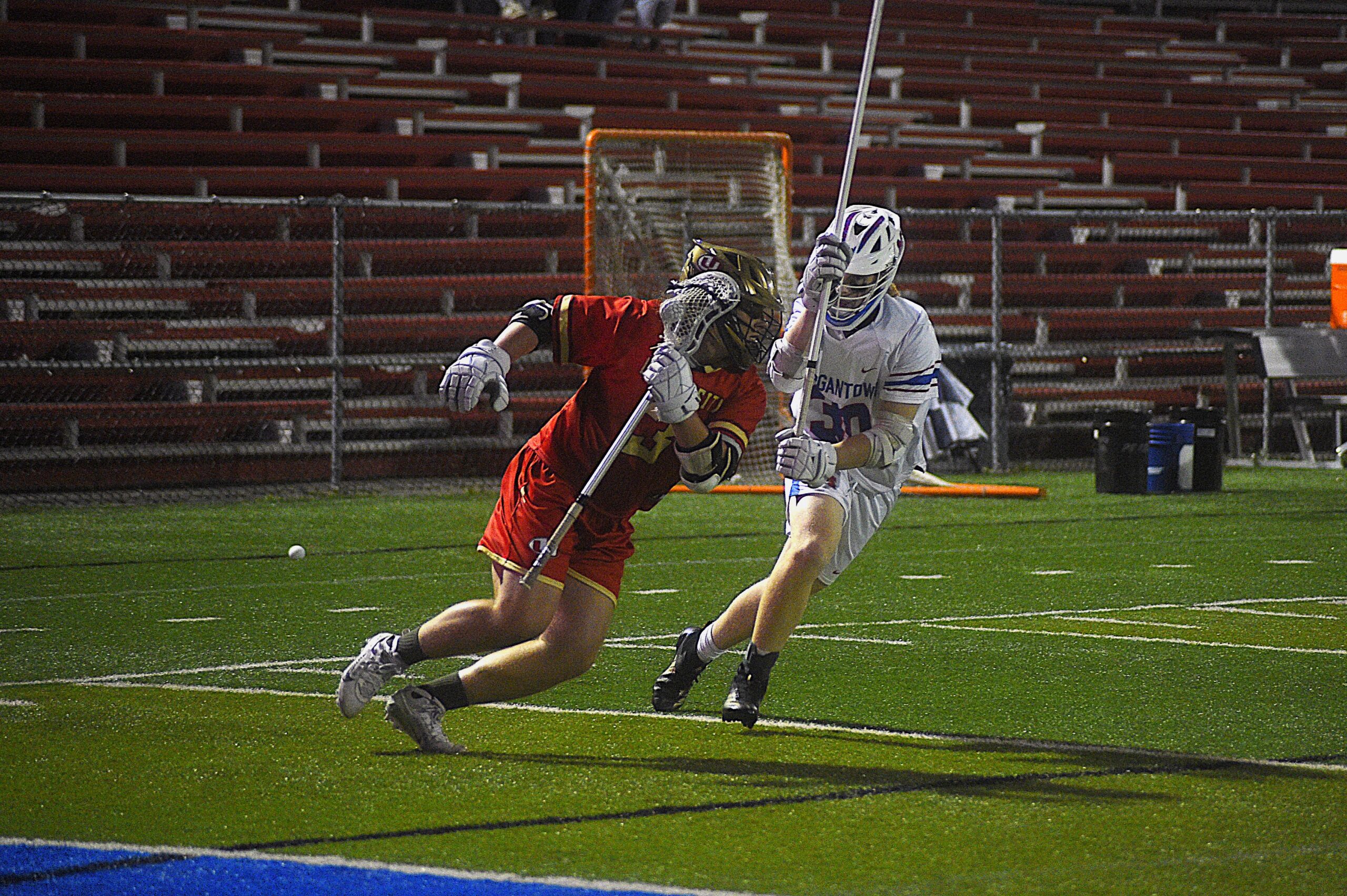 Morgantown High boys’ lacrosse caps perfect regular season with 17-6 victory over University